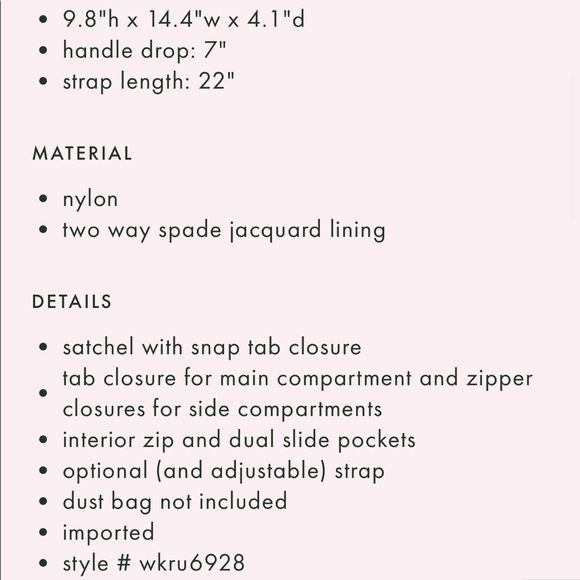 KATE SPADE Dawn Satchel - Picture 3 of 3